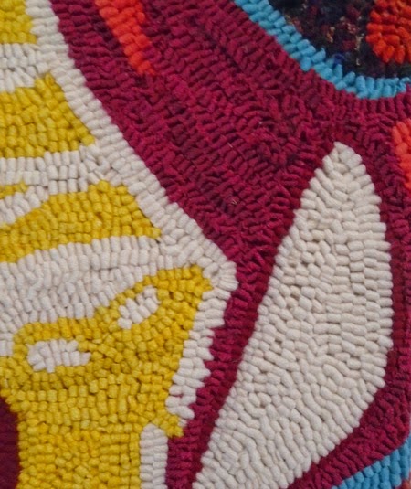 The Velvet Highway Creation By Verb Looking For Detail From Toronto Graffiti By Kathryn Taylor 14 X Wool On Linen Photo Joe Lewis Taken With Permission