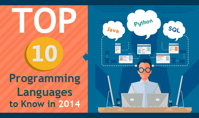 Top 10 Programming Languages to Know in 2014 #infographic #Programming ...