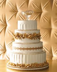 Martha Stewart Unique Bejeweled Wedding Cake