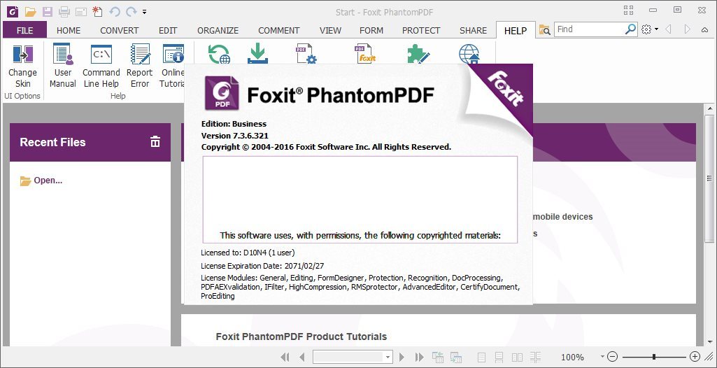 Serial Number License Key Crack Software Windows Mac Download Link Foxit Phantompdf Business V7 3 6 321 Multilingual Patch