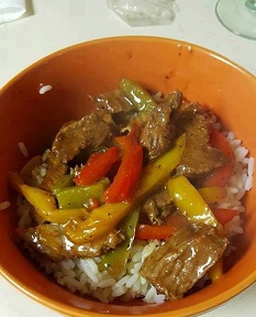 The best garlic butter mushrooms low carb side dish recipe Peppered Steak and Rice | cooking for you