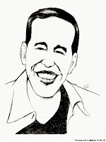 Gambar Kartun Hitam Putih Jokowi Untuk Mewarnai