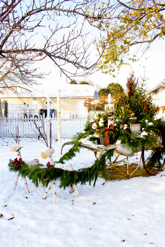 Woodland reindeer and sleigh! Bachman's Ideas House 2014