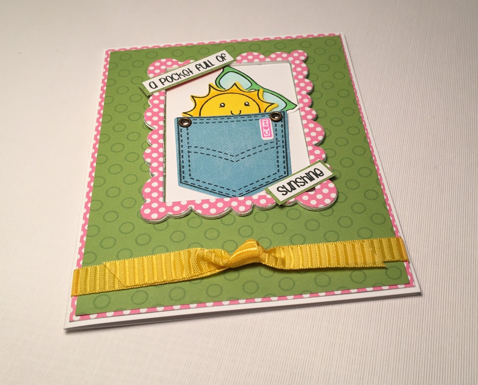 Stamper at Heart Pocket of Sunshine Pink and Main