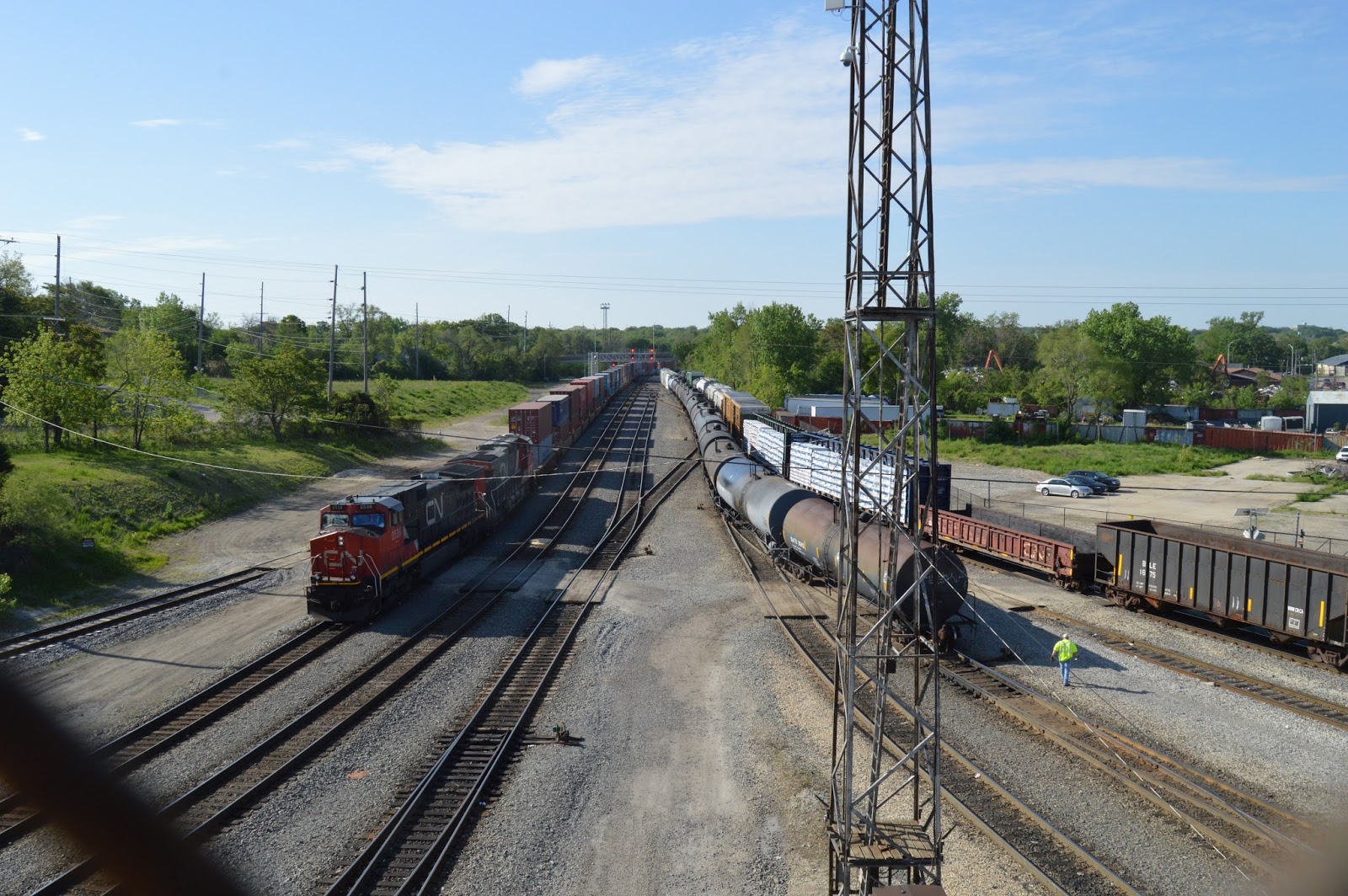 Towns and Nature Joliet, IL CN/EJ&E's Joliet Yard, Roundhouse and Shops