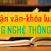 Luận án, Luận văn ngành Công nghệ thông tin