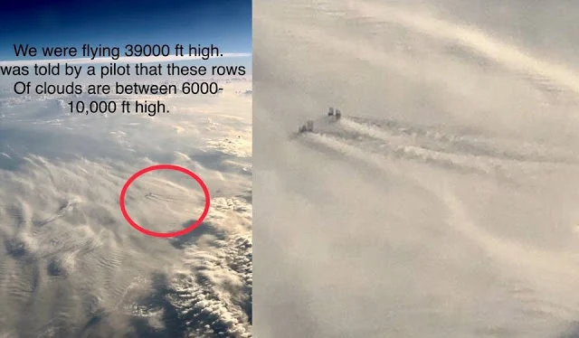 Παράξενες δομές στα σύννεφα 10.000 πόδια ψηλά! Ποιοί κατοικούν εκεί πάνω;