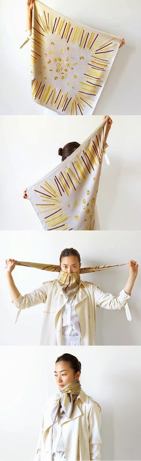 10 maneras de llevar un foulard