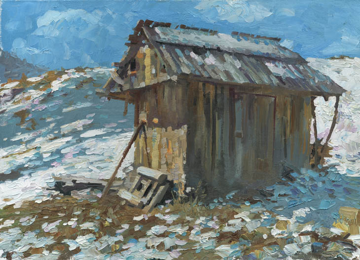 картины сараями