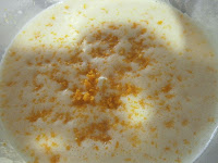 Bizcocho de queso fresco con nueces