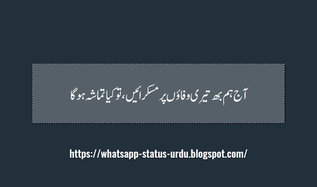 WhatsApp Status In Urdu