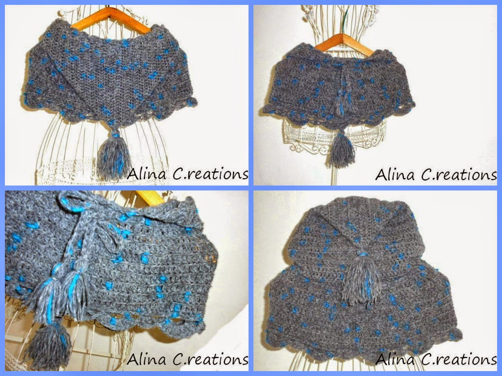 lo spazio di lilla: A gentile richiesta...Crochet capelet ... lo spazio di lilla: A gentile richiesta...Crochet capelet ...