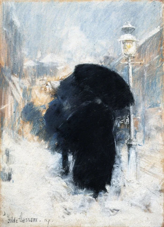Childe Hassam 1859-1935 | American Impressionist painter | City Street Scenes