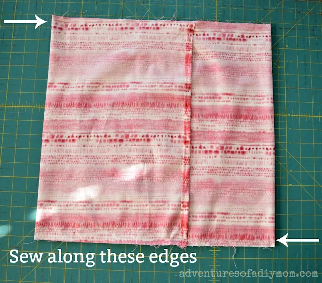 sewing envelope pillows