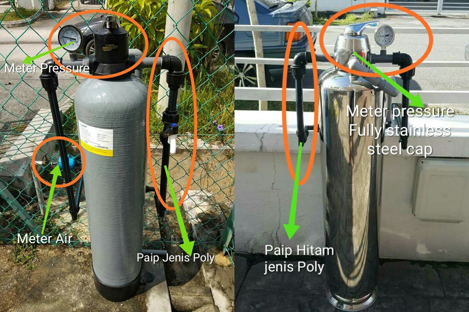 PENAPIS AIR LUAR RUMAH ( MASTER OUTDOOR WATER FILTER )