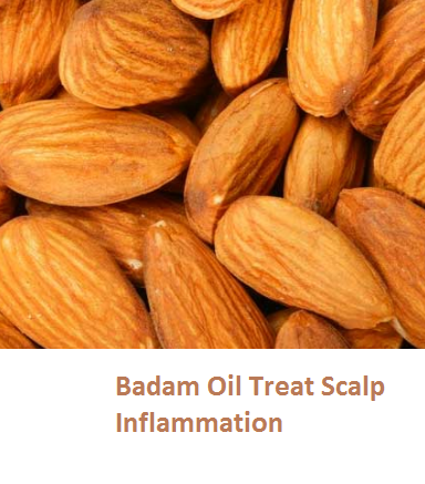 Health Benefits of Almond or Badam Oil Treat Scalp Inflammation