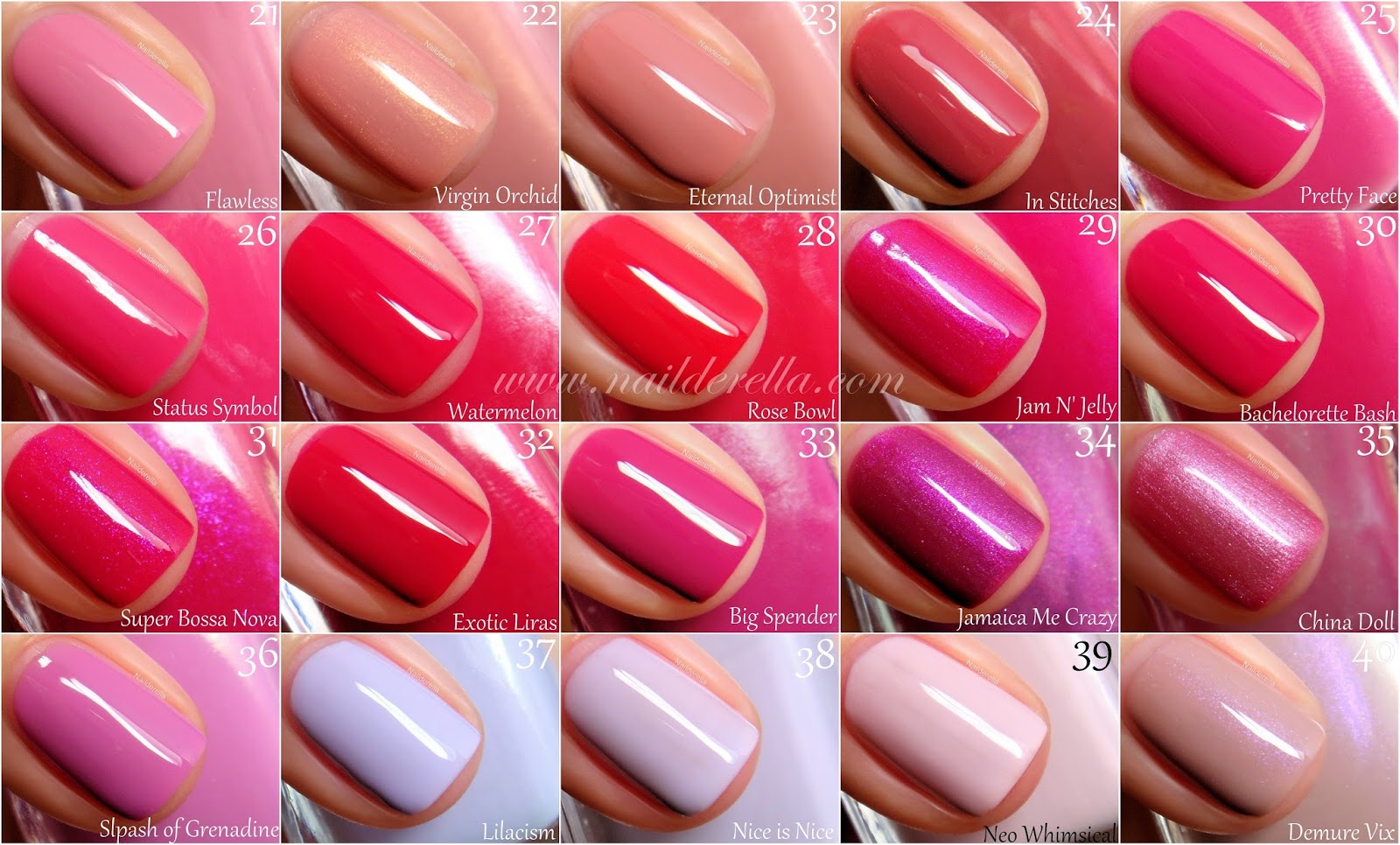 Essie Nail Polish Color Swatches - wide 5