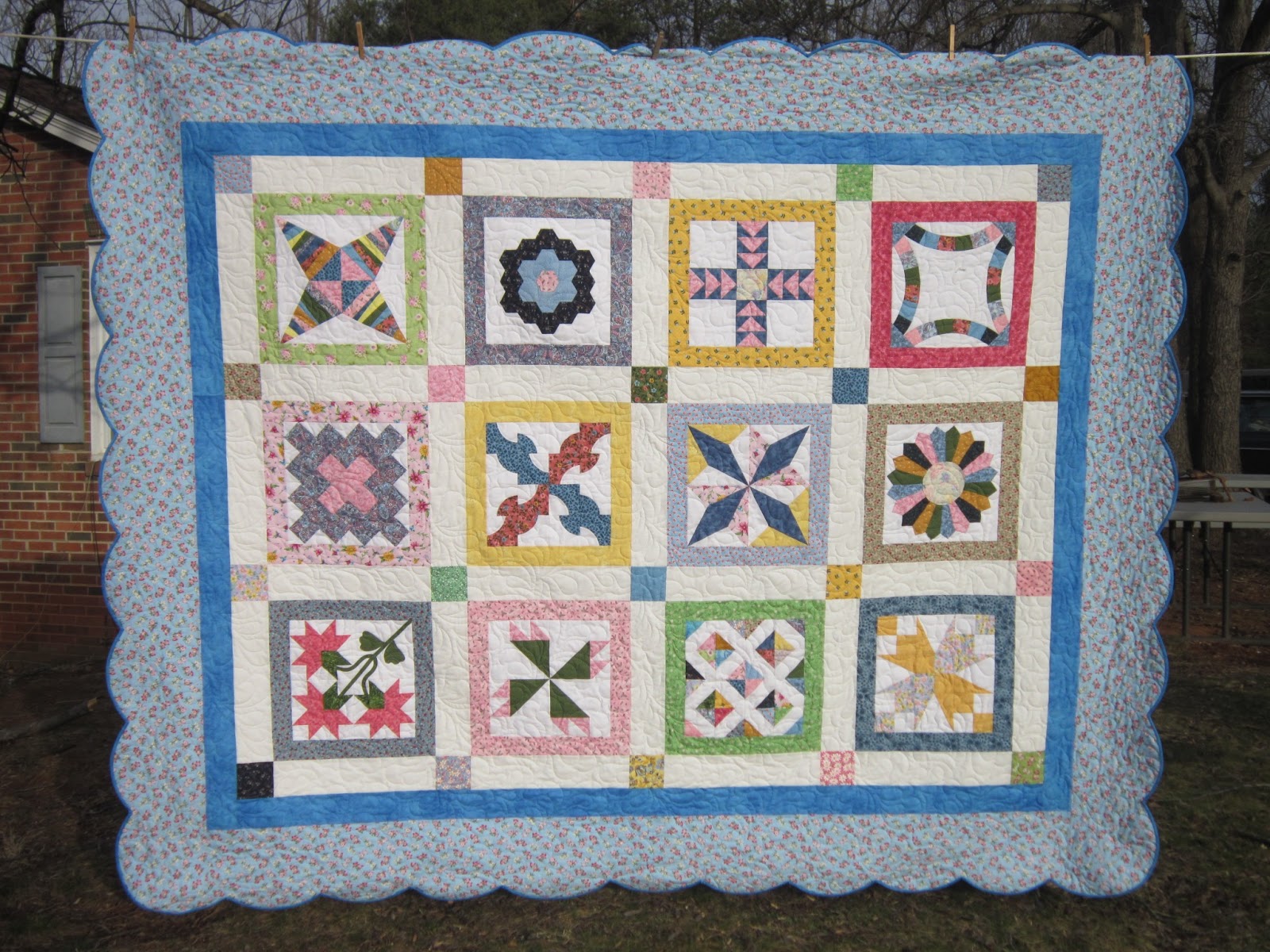 Get More Done...Today Mom's Egg Money Quilt is FINISHED!!!