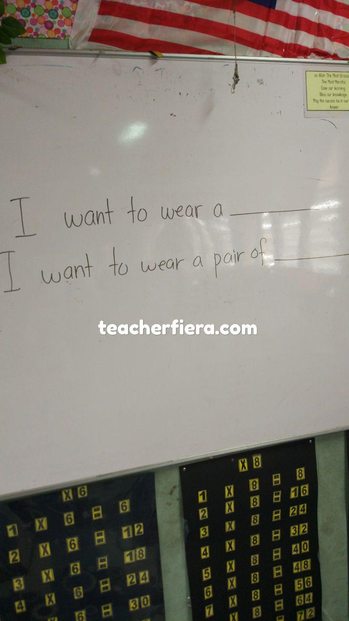 THE DRESSING GAME YEAR 2 UNIT 7