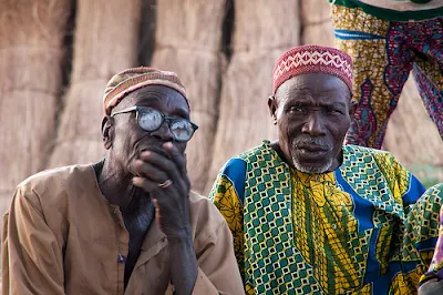Wise men in Afataranga Benin Africa