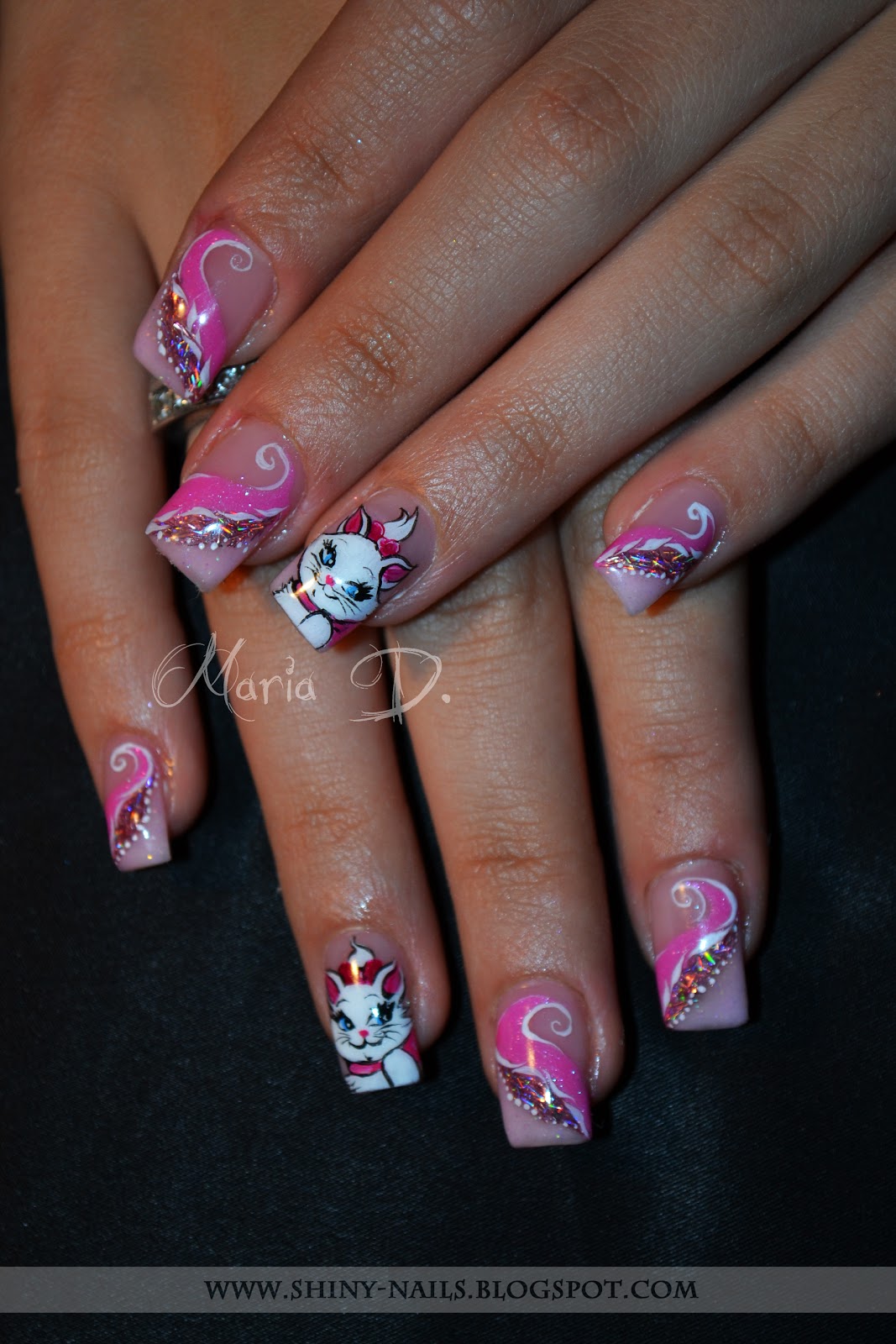 Shiny Nails By Maria D Disney The Aristocats Marie
