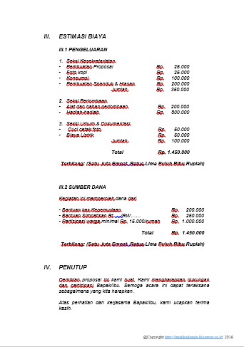 Contoh Surat Izin Kegiatan 17 Agustus Contoh Surat
