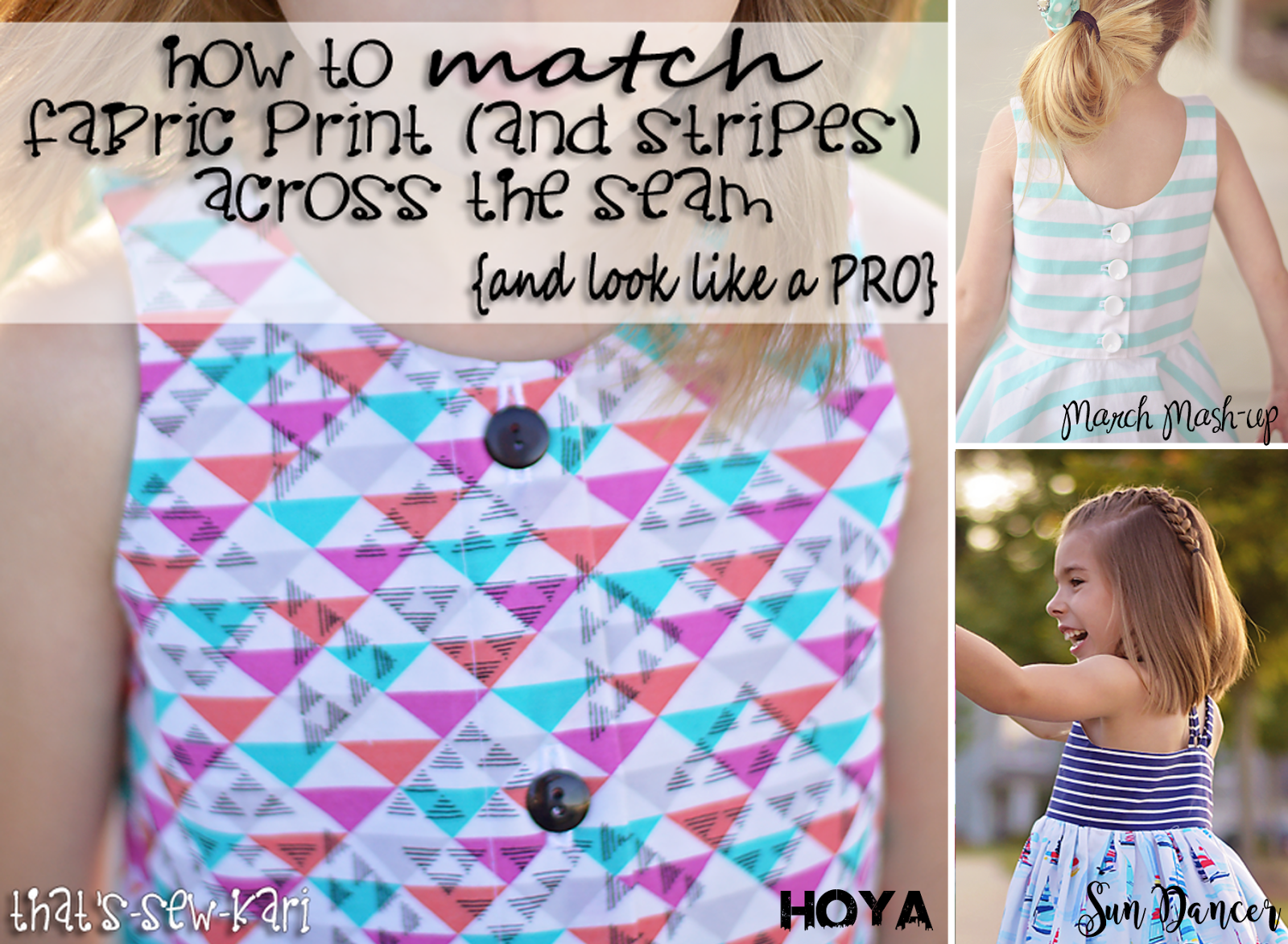 {Tutorial} How to Match Fabric Print (and Stripes!) Across the Seam