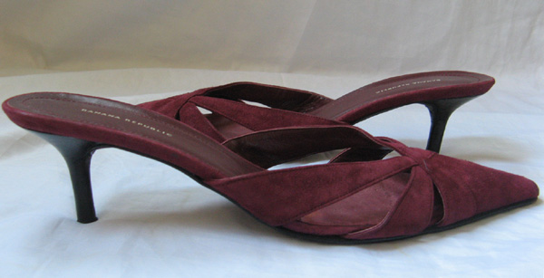 BANANA REPUBLIC Suede Slip on Heels Size 8