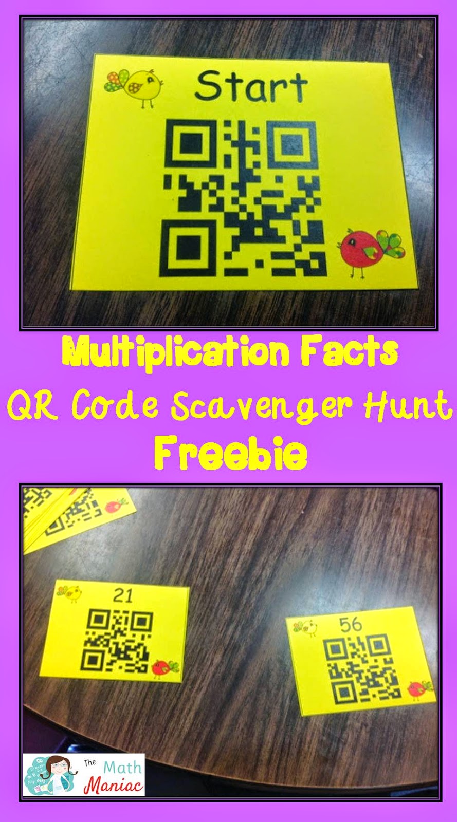the-elementary-math-maniac-qr-code-scavenger-hunt-fluency-with