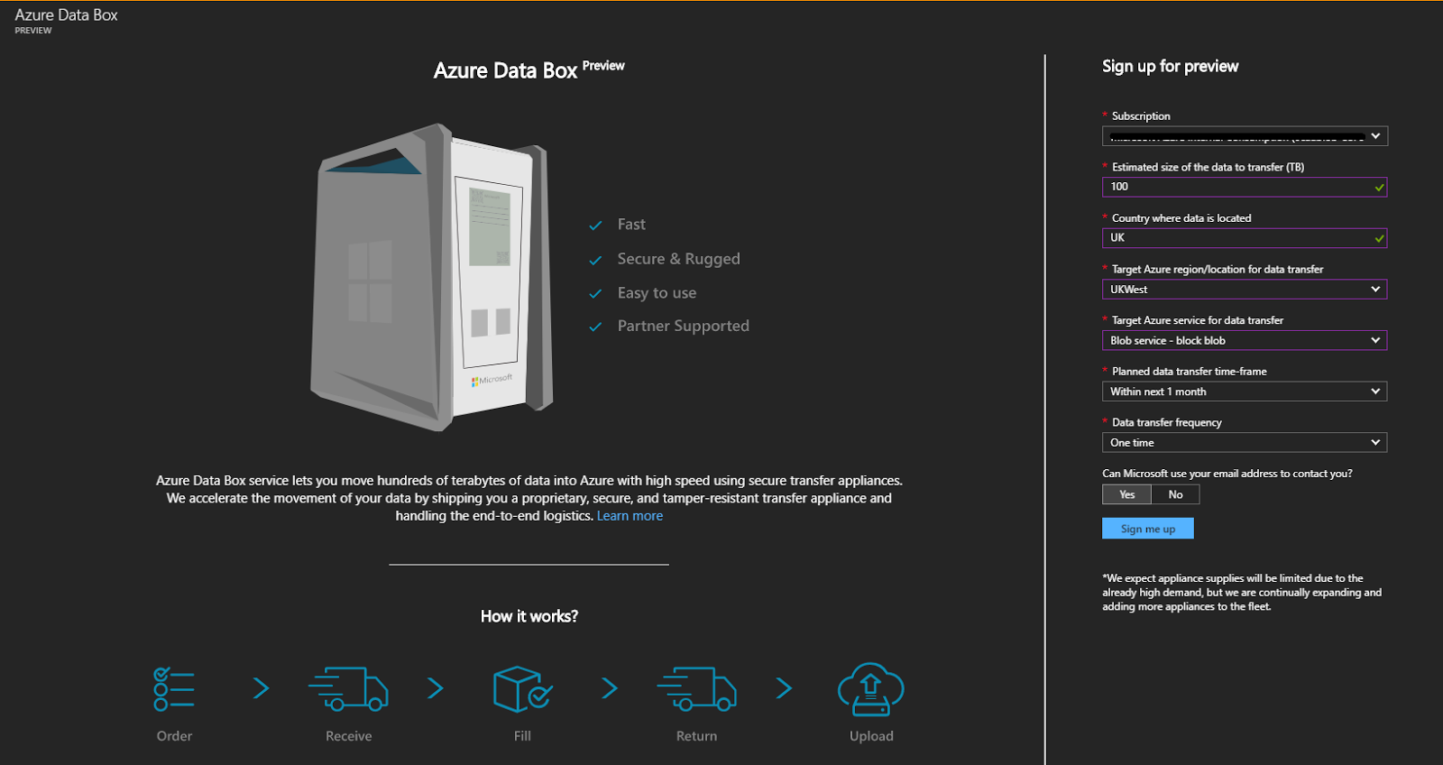 New services in Microsoft Azure Data Box and DDOS protection standard