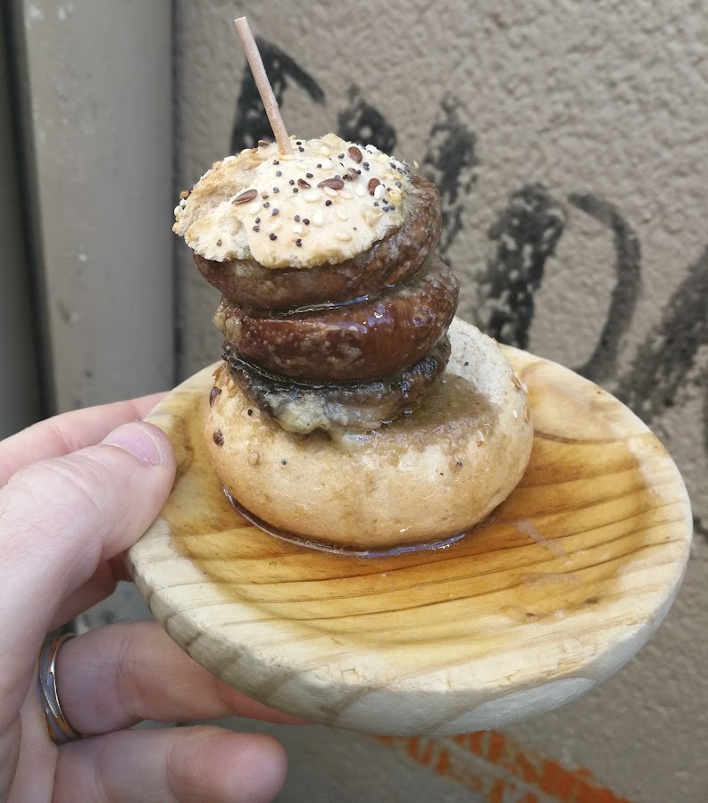 Tapa de champiñones de El Champi