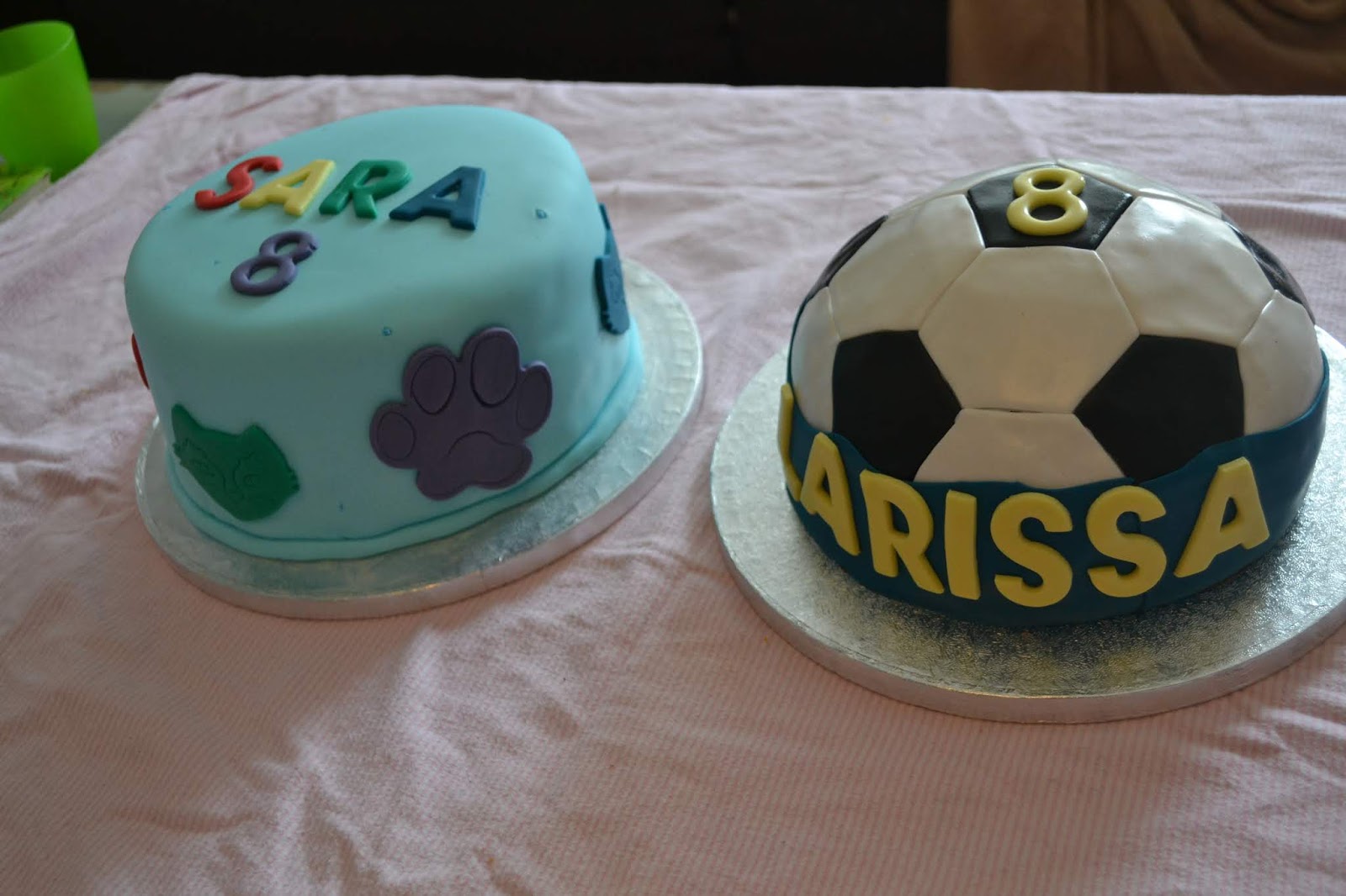 Twin S Sky Blue Cats And Dogs Cake By American Baker In Germany