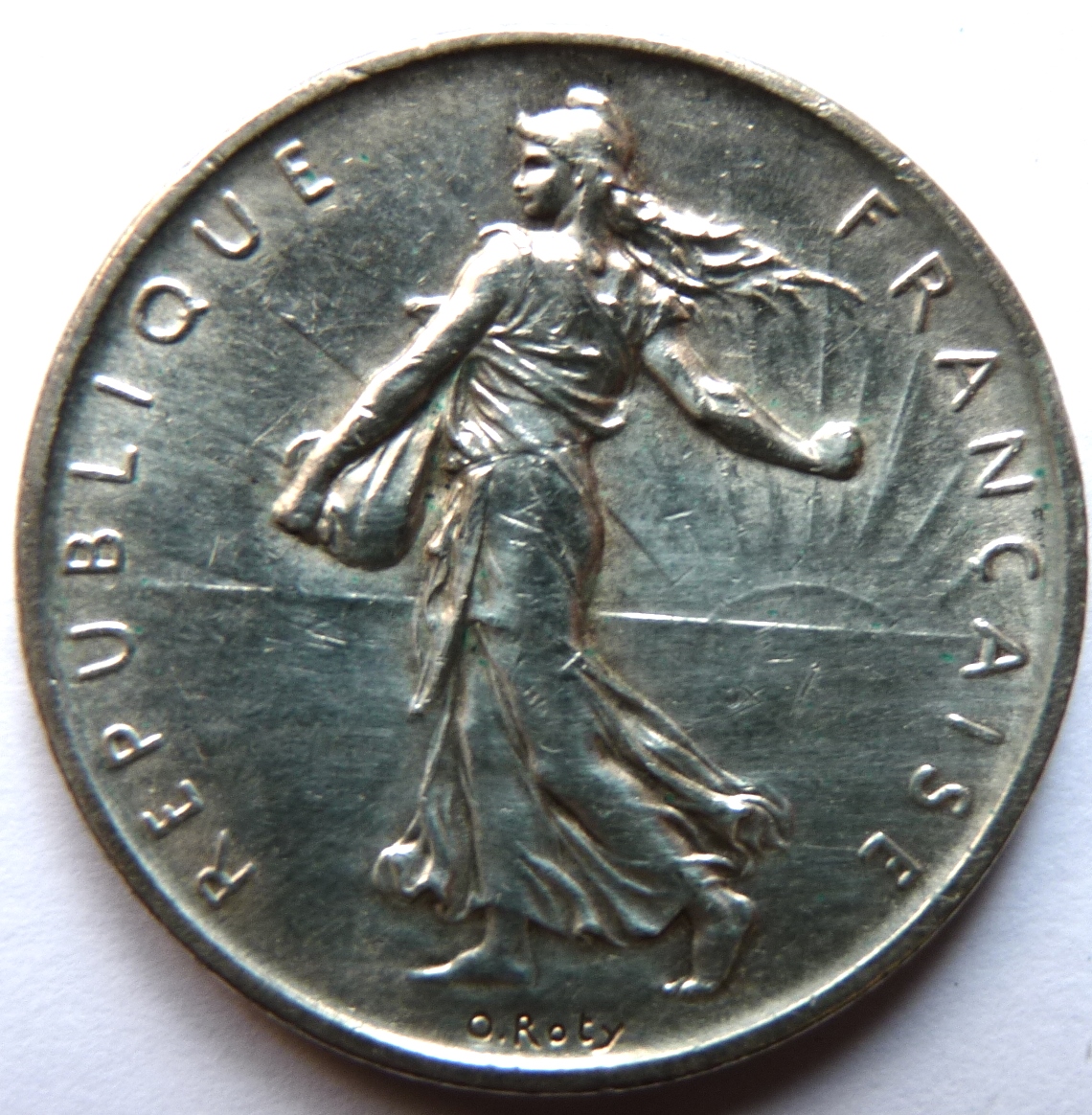 FRANCE Silver 5 francs Semeuse 1960 Argent 635‰ 12 g ø 29 mm eBay