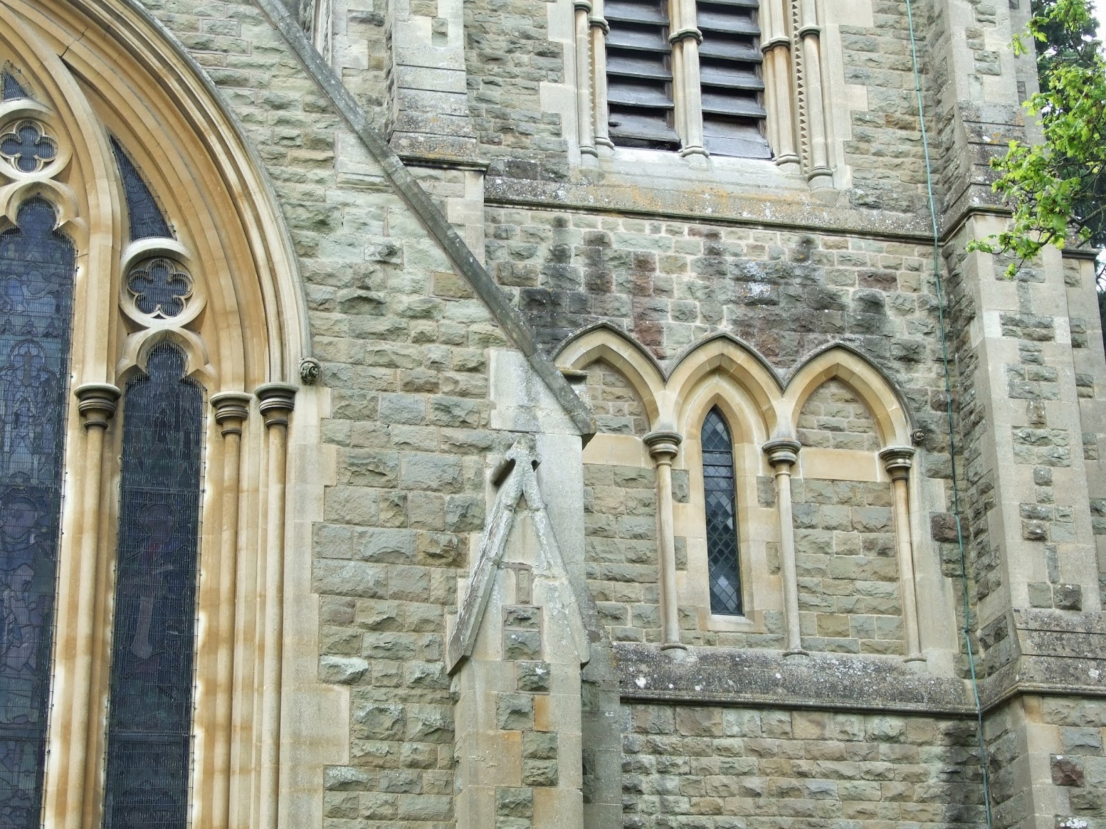 Victorian Churches 229 Sir Gilbert Scott, St Gabriel, Hanley Swan, Worcs, 1872.