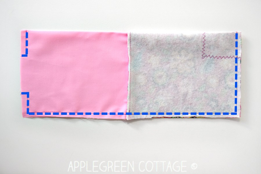 A Mini Fabric Bin - Free Template - AppleGreen Cottage