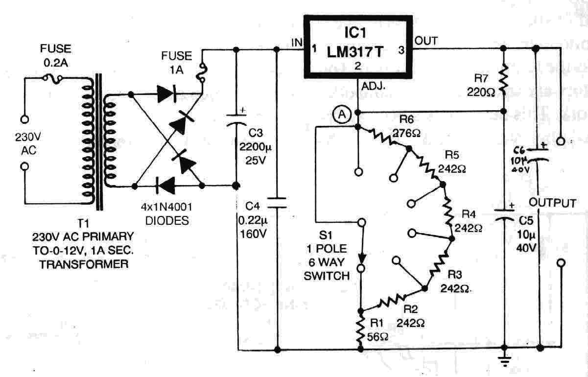 12v Dc Voltage Regulator Circuit Diagram