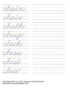 Handwriting Practice Papers