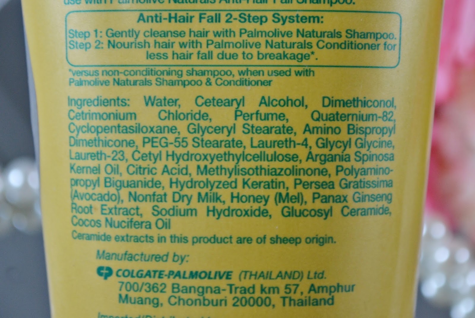 palmolive shampoo keratin ingredients conditioner soap clean ginseng flawless papaya wash