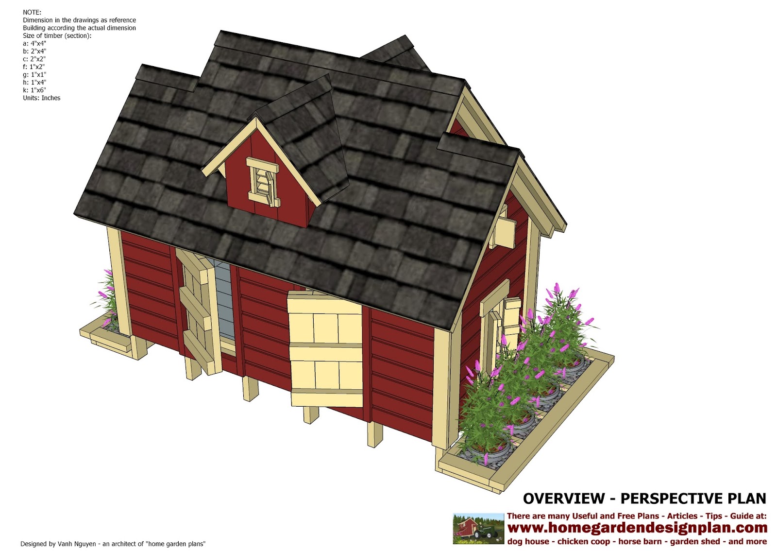 plans: DH301 - Insulated Dog House Plans - Insulated Dog House Design 