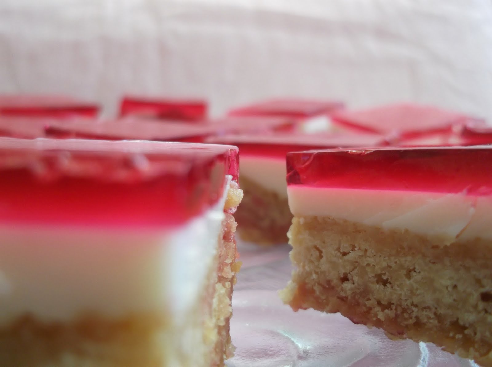 Lick The Spoon Raspberry Jelly Cheesecake Slice