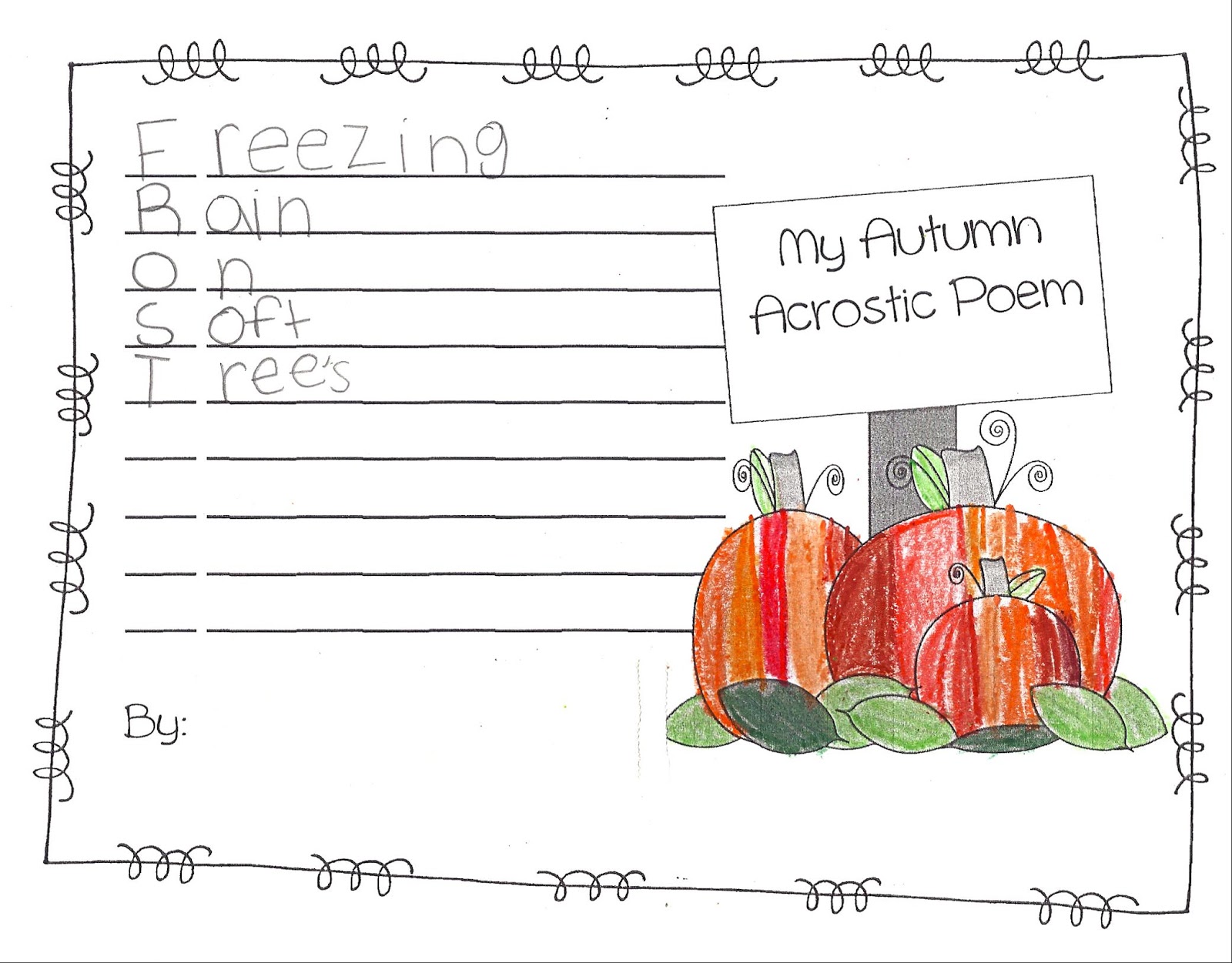 Dancing in Our Teacher Shoes Autumn Acrostic Poems