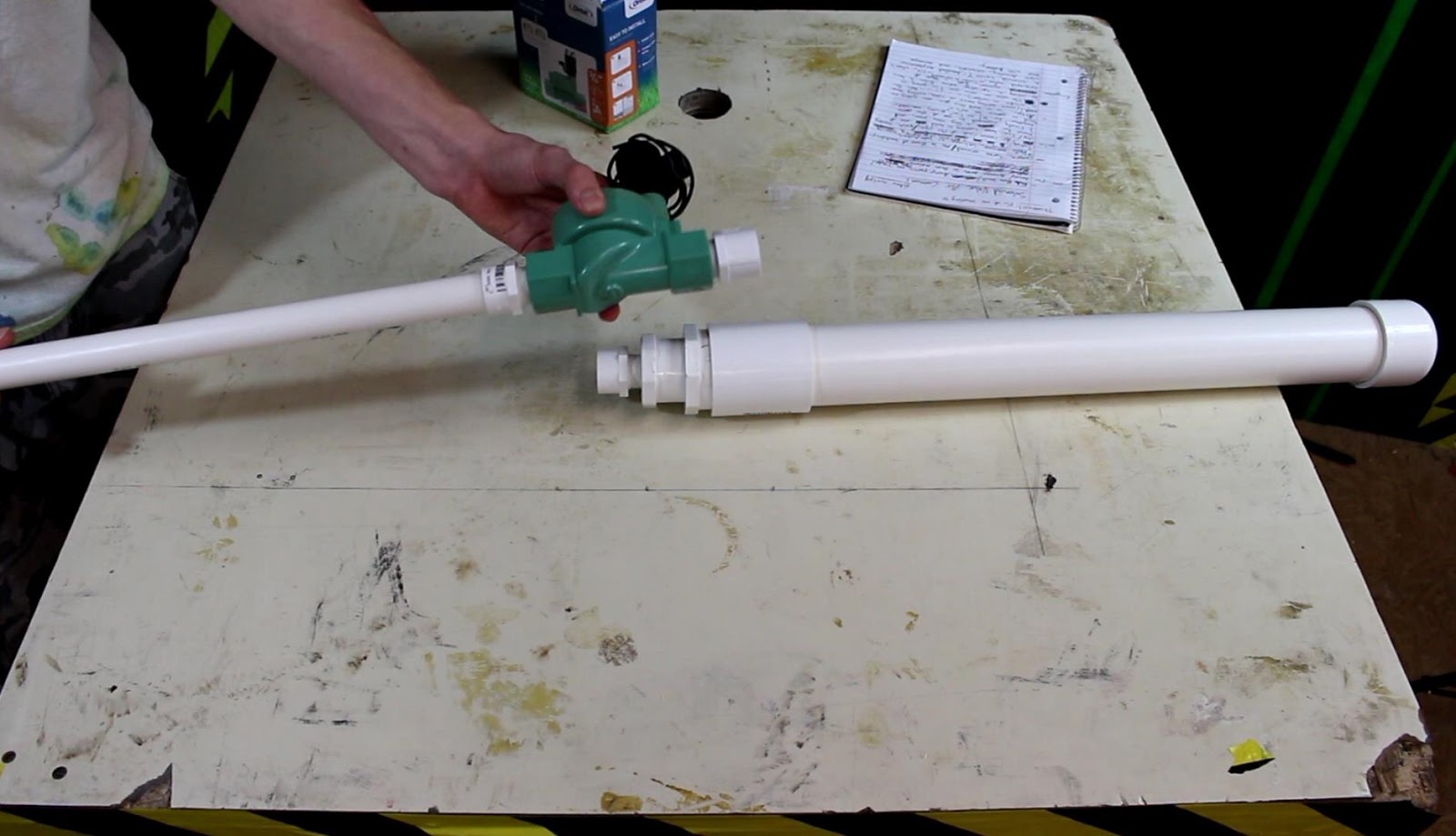 Jake Makes PVC Air Cannon with Sprinkler valve