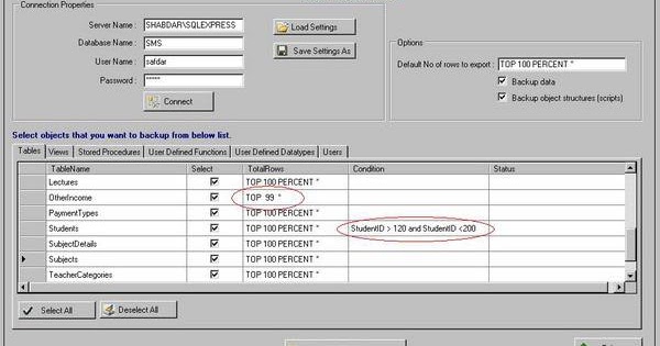 SQL Server backup utility VB.NET