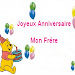 messages  et sms joyeux anniversaire mon  frère