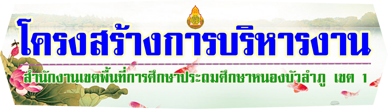 โครงสร้างการบริหารงาน สพป.นภ.1