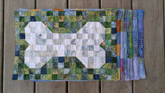 Kennel quilts using Island Batik fabrics