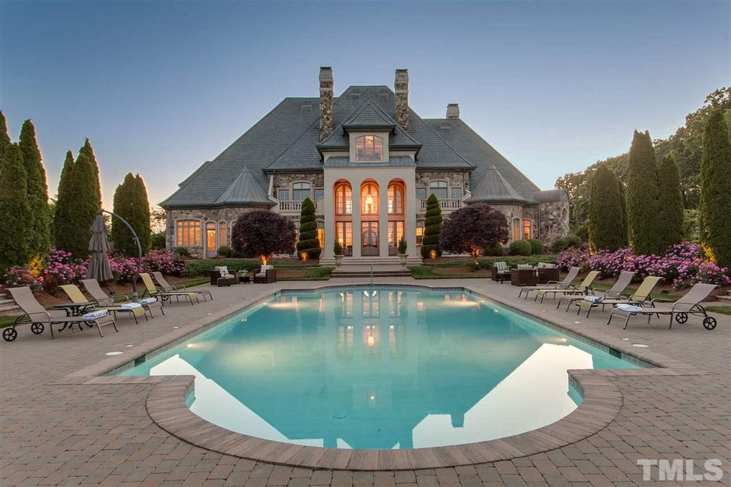15,000 Square Foot French ProvincialStyle Mansion In Rougemont, NC