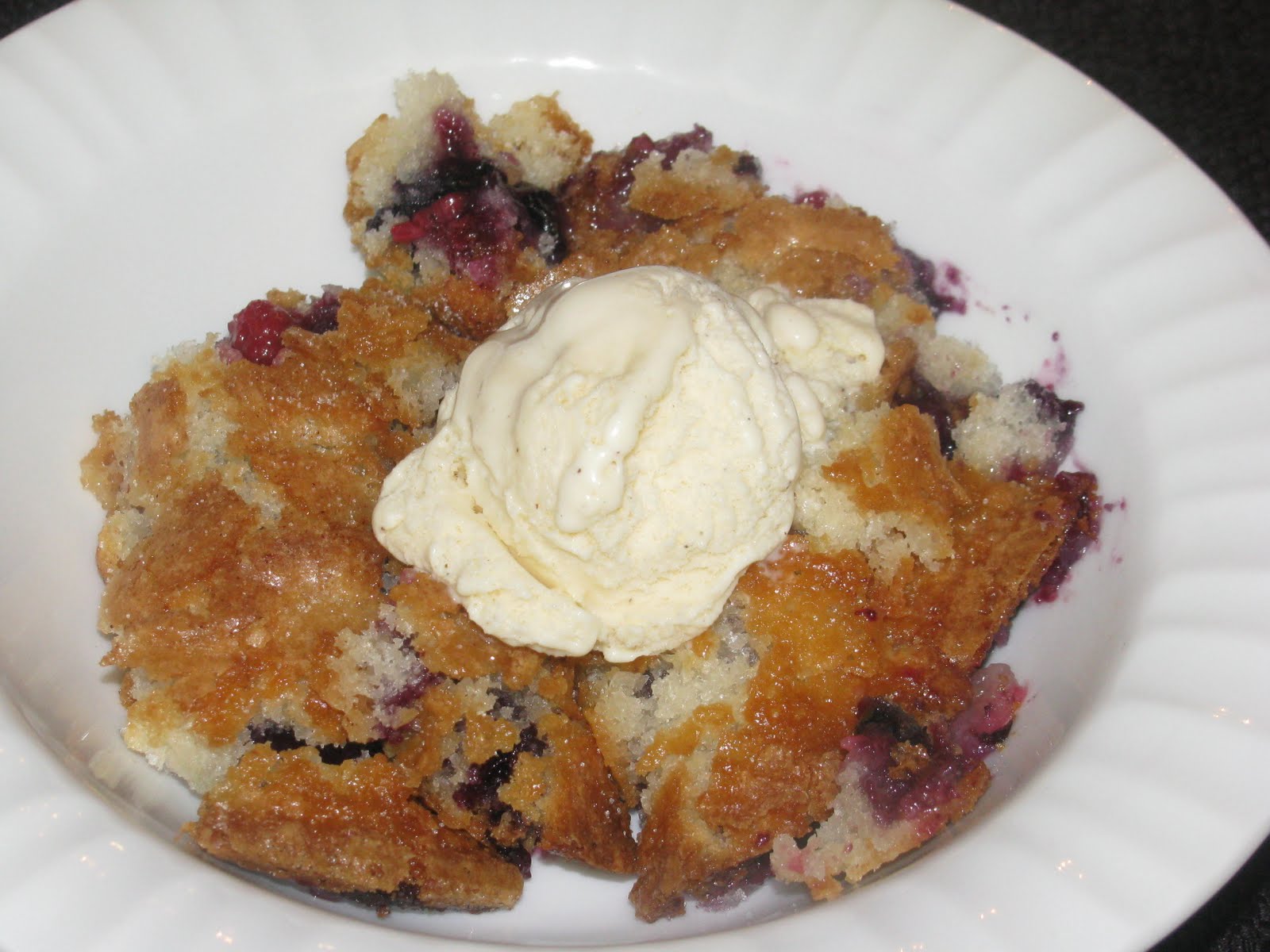Shamrocks and Shenanigans Blueberry & Raspberry Cobbler