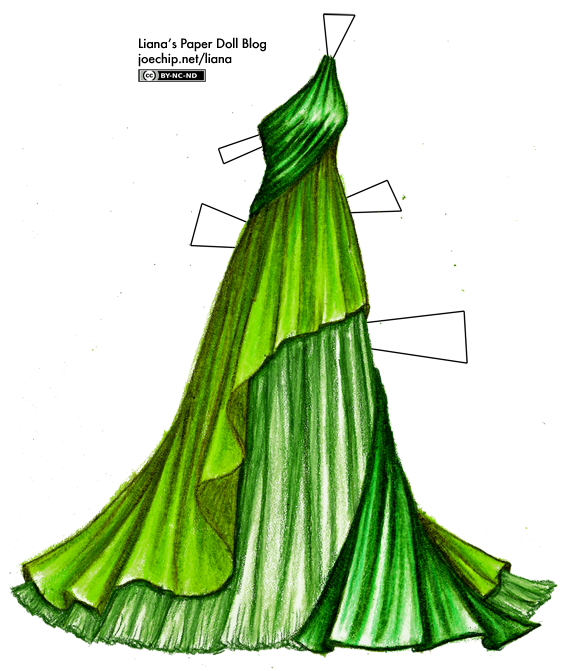 green dress clipart - photo #16