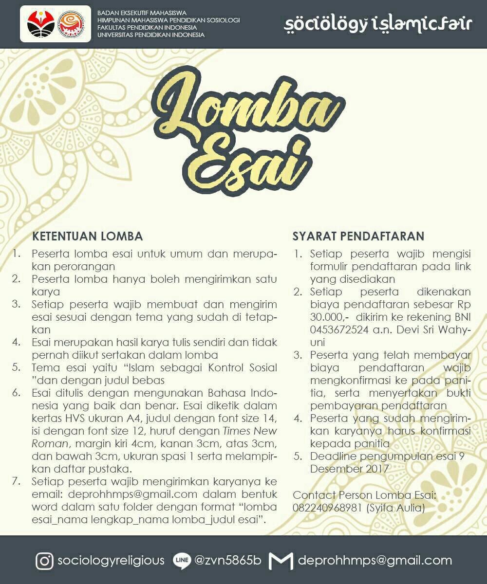 Syarat penulisan esai picture